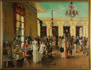 Café Frascati (Parigi, Francia), una scena ai tempi di Napoleone