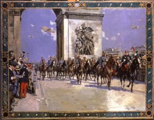 Storia. Francia. Prima Guerra Mondiale. Parata della Vittoria a Parigi, 4 luglio