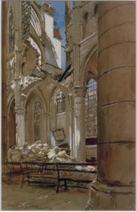 Soissons, 18 maggio 1915 da Francois Flameng