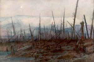 La scogliera di Craonne da Francois Flameng