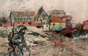 Le rovine di Ablain-Saint-Nazaire, Artois, Francia, 18 dicembre 1915, 1926
