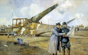 Prima Guerra Mondiale: batteria 400 nell