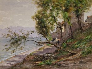 Sul bordo del Lago di Ginevra da Francois Furet
