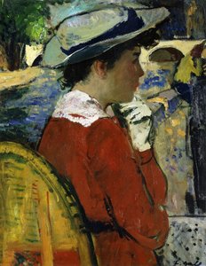 Eugenie sulla costa della Senna, c.1946-47