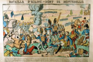 Battaglia di Essling - Morte di Montebello, 21 maggio 1809, c1835 da Francois Georgin