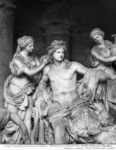 Apollo curato dalle ninfe nel boschetto delle Terme di Apollo, eseguito con l
