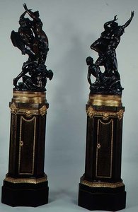 Il ratto di Proserpina, basi attribuite a Boule, c.1693-1710 da Francois Girardon