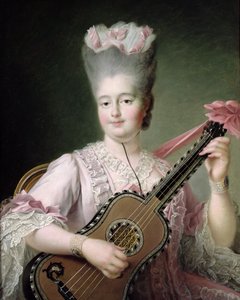 Ritratto di Marie-Clothilde di Francia (1759-1802), nota anche come Madame Clothilde, regina di Sardegna, 1775 (dopo il restauro)
