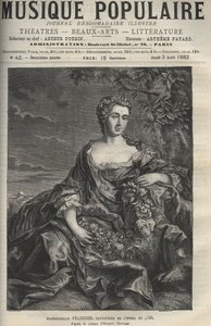 Ritratto di Marie Pelissier (o Pellissier) (1707-1749), cantante d