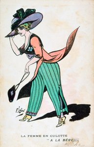 La donna in pantaloni, XX secolo da Francois Lafon