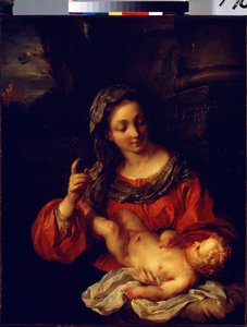 La Vergine con il bambino da François Lemoyne