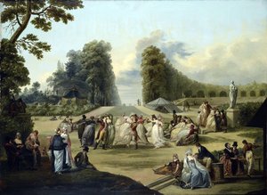 Ballo nei Giardini di Tivoli, Parigi da Francois Louis Joseph Watteau