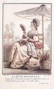 La M. de des Bouquets, 1786 da Francois Louis Joseph Watteau