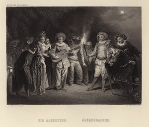 Mascherati da Francois Louis Joseph Watteau