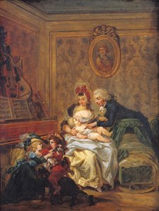 La soddisfazione del matrimonio o, La famiglia felice da Francois Louis Joseph Watteau