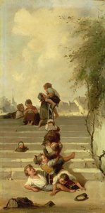 La scivolata da Francois Louis Lanfant de Metz