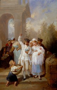 Il battesimo da Francois Louis Lanfant de Metz