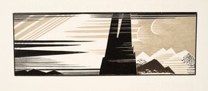 Illustrazione grafica da Prométhée Enchaîné di Eschilo, pub. 1941