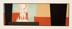 Illustrazione grafica da Prometeo Incatenato di Eschilo, pub. 1941 da Francois Louis Schmied