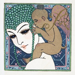 Lettera A, da Personages de Comedie, pub. 1922