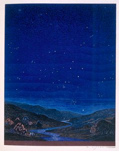 Paesaggio Notturno, illustrazione da 
