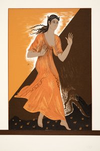 Pandora, da Prometeo incatenato di Eschilo, pub. 1941 (stampa pochoir)