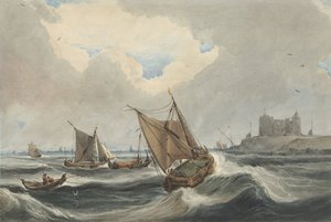 Navi davanti al porto di Vlissingen