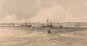 Veduta di Sheerness da Francois Louis Thomas Francia