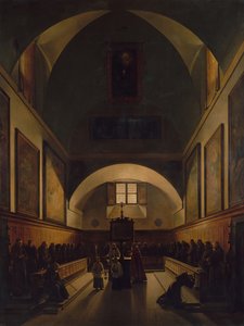 Il coro della chiesa dei Cappuccini a Roma, 1814-15
