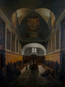 Il coro della Chiesa dei Cappuccini, Roma, 1817