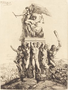 Il trionfo della giustizia e della verità da Francois Nicolas Chifflart
