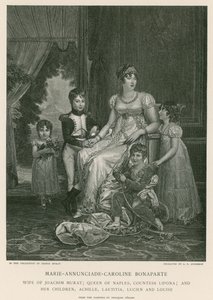 Marie-Annunciade-Caroline Bonaparte da Francois Pascal Simon Gerard