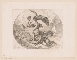 Apollo e Diana cacciano le arpie
