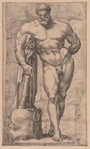 Ercole Farnese, vista frontale (tavola 2)