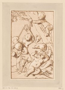 Amori a riposo dopo la caccia da Francois Philippe Charpentier