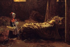 Cappuccetto Rosso (dettaglio) da Francois Richard Fleury