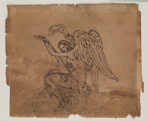Figura allegorica con liuto (c.1825)