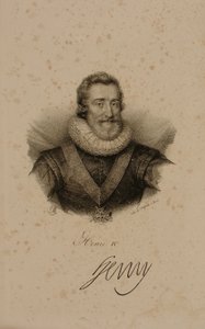 Enrico IV (1553-1610) di Francia da Francois Seraphin Delpech