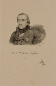 Louis Antoine Henri de Bourbon (1772-1804) Duca di Enghien in Uniforme di Condé da Francois Seraphin Delpech