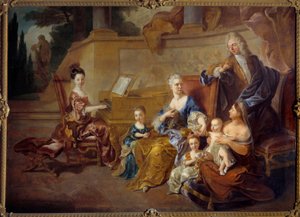 Famiglia Franqueville da Francois de Troy