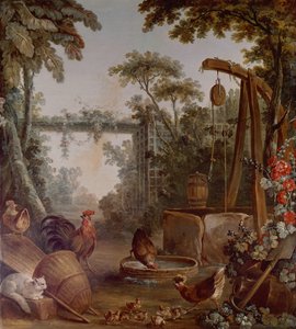 Il cortile della fattoria da François Boucher