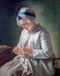 Giovane donna al lavoro, c1725-1778
