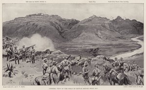 Vista generale del campo di battaglia prima di Spion Kop (litografia)