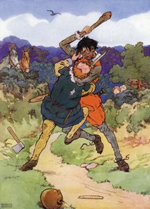 Illustrazione per "The Babes in the Wood" da Frank Adams