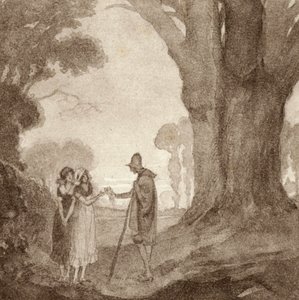 Illustrazione per The Scholar-Gipsy di Matthew Arnold da Frank Adams