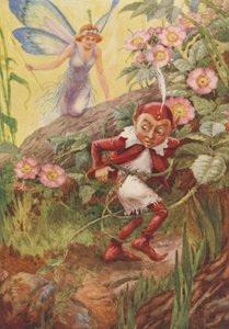 Nymphidia e Puck, da Nymphidia di Michael Drayton da Frank Adams