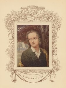 Ritratto del poeta Thomas Gray da Frank Adams