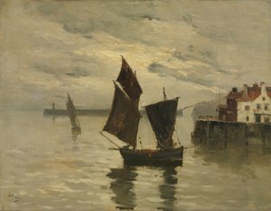 Scena del porto da Frank Boggs