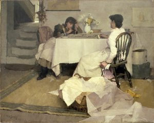 Domino!, 1886 da Frank Bramley