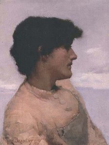 Studio di figura, Newlyn da Frank Bramley